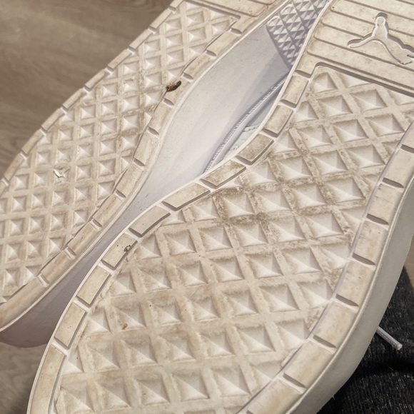 Puma Smash Platform V2 White Sneakers - Picture 5 of 6